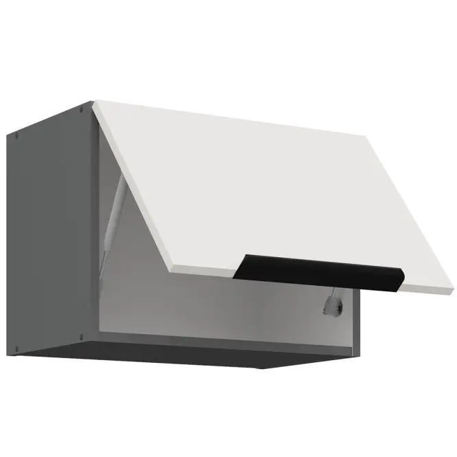 Kuchynská skrinka Aria-Wh/Ant Anti Fingerprint 50gu-36 1f
