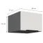 Kuchynská skrinka Aria-Wh/Ant Anti Fingerprint 50 Nagu-36 1f,2