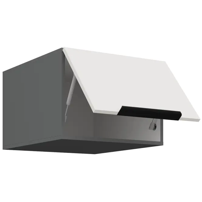 Kuchynská skrinka Aria-Wh/Ant Anti Fingerprint 50 Nagu-36 1f