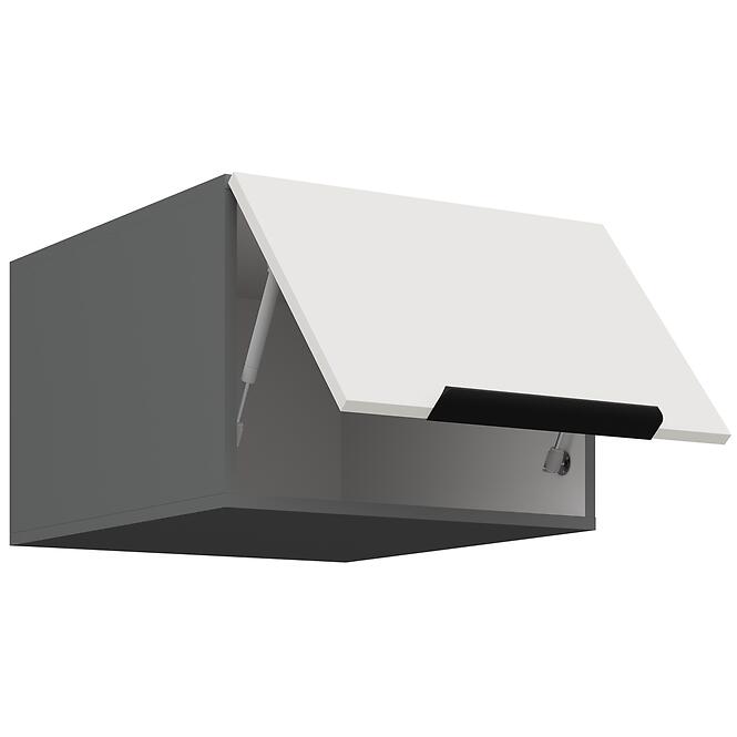 Kuchynská skrinka Aria-Wh/Ant Anti Fingerprint 50 Nagu-36 1f,3