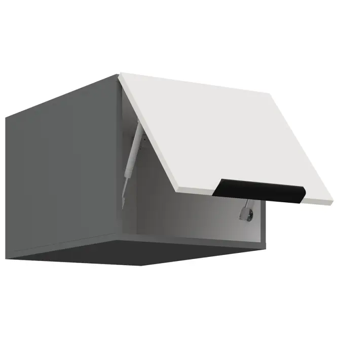 Kuchynská skrinka Aria-Wh/Ant Anti Fingerprint 40 Nagu-36 1f