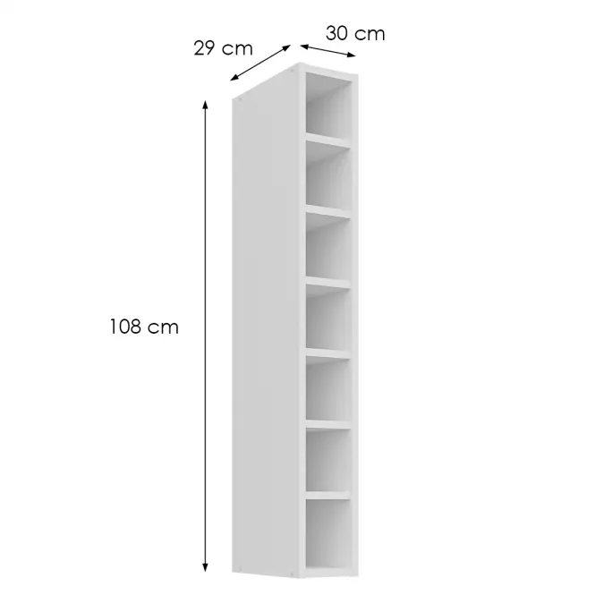 Kuchynská skrinka 15g-108 Otw Biela