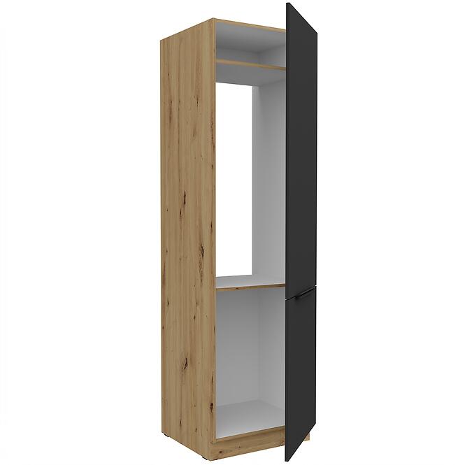 Kuchynská skrinka Aria-Bl/Ar Anti Fingerprint 60lo-210 2f,3
