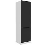 Kuchynská skrinka Aria-Bl/Wh Anti Fingerprint 60dk-210 2f