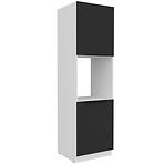 Kuchynská skrinka Aria-Bl/Wh Anti Fingerprint 60dp-210 2f