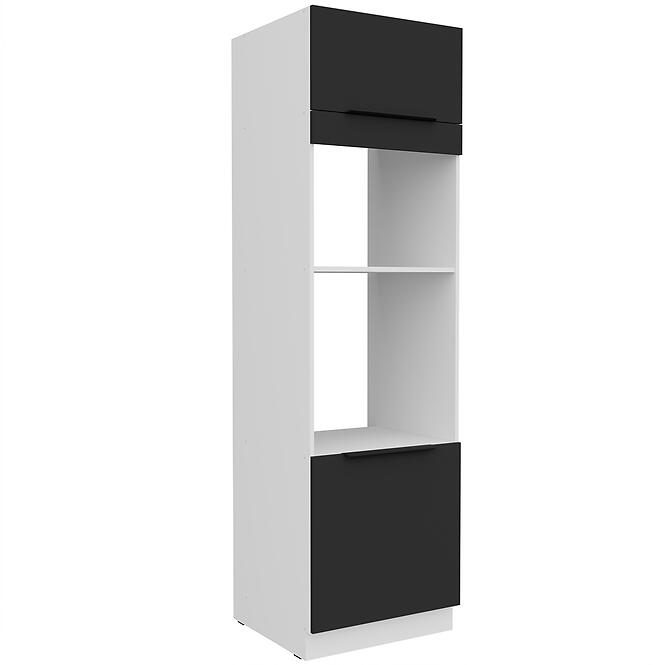 Kuchynská skrinka Aria-Bl/Wh Anti Fingerprint 60dpm-210 2f