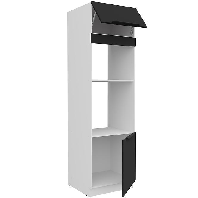 Kuchynská skrinka Aria-Bl/Wh Anti Fingerprint 60dpm-210 2f,3