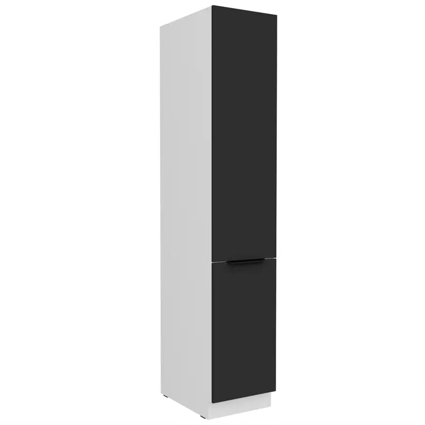 Kuchynská skrinka Aria-Bl/Wh Anti Fingerprint 40dk-210 2f