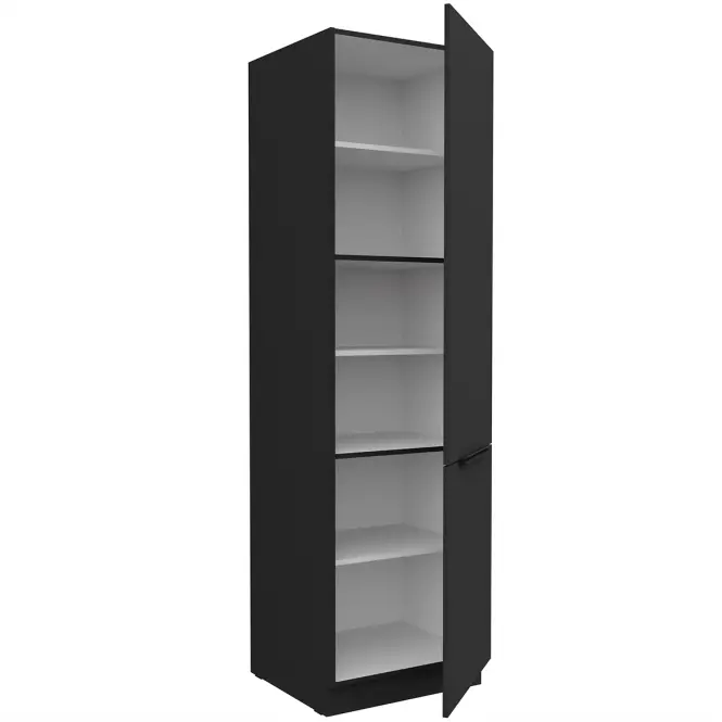 Kuchynská skrinka Aria-Bl/Bl Anti Fingerprint 60dk-210 2f,3