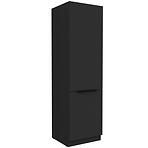 Kuchynská skrinka Aria-Bl/Bl Anti Fingerprint 60lo-210 2f