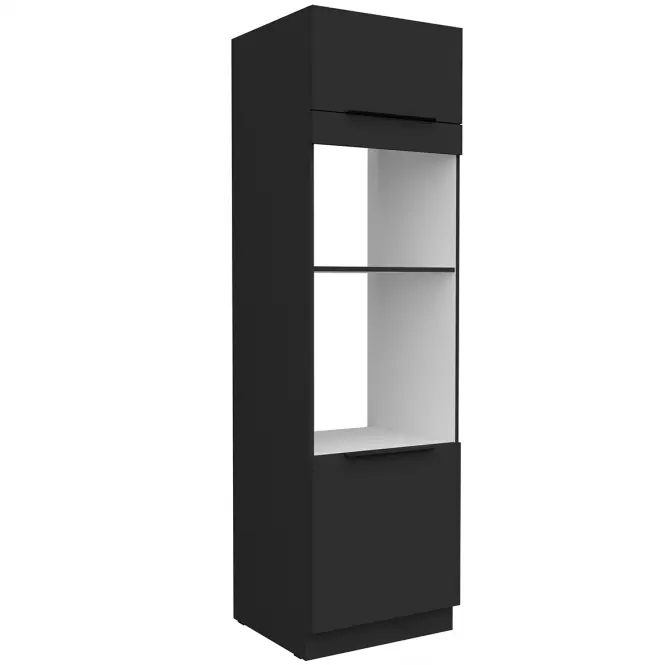 Kuchynská skrinka Aria-Bl/Bl Anti Fingerprint 60dpm-210 2f
