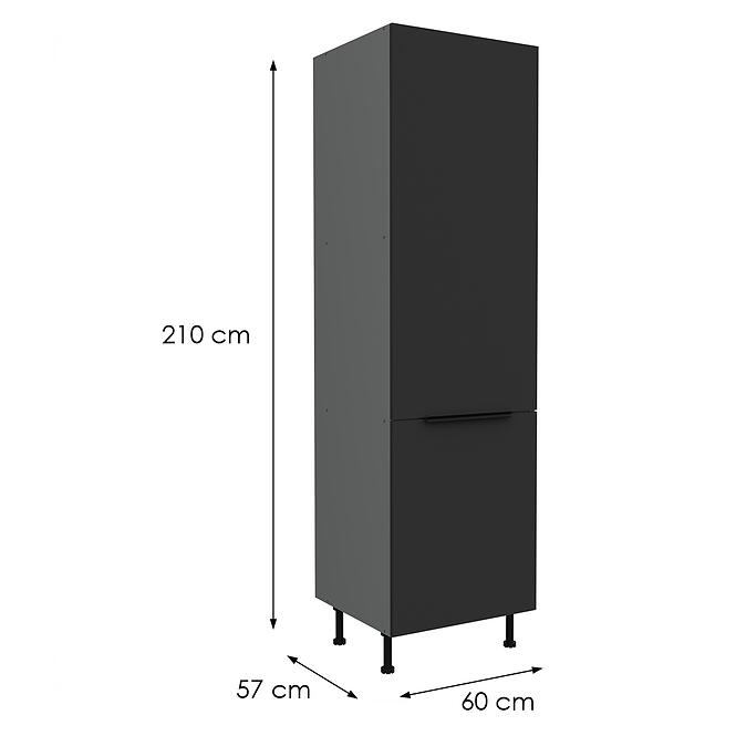 Kuchynská skrinka Aria-Bl/Ant Anti Fingerprint 60dk-215 2f,2