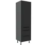 Kuchynská skrinka Aria-Bl/Ant Anti Fingerprint 60dks-215 1f 3s
