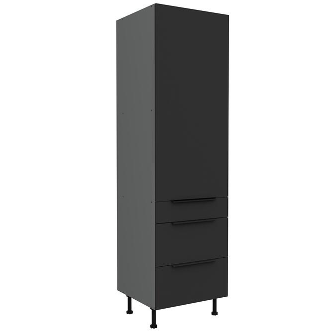Kuchynská skrinka Aria-Bl/Ant Anti Fingerprint 60dks-215 1f 3s