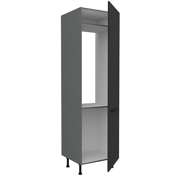 Kuchynská skrinka Aria-Bl/Ant Anti Fingerprint 60lo-215 2f,3
