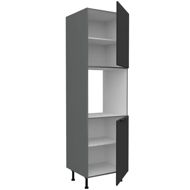 Kuchynská skrinka Aria-Bl/Ant Anti Fingerprint 60dp-215 2f,3