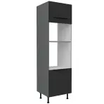 Kuchynská skrinka Aria-Bl/Ant Anti Fingerprint 60dpm-215 2f