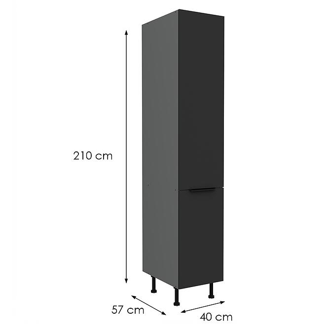 Kuchynská skrinka Aria-Bl/Ant Anti Fingerprint 40dk-215 2f