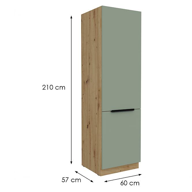 Kuchynská skrinka Aria-Sa/Ar Anti Fingerprint 60dk-210 2f,2