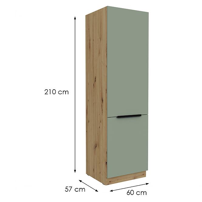Kuchynská skrinka Aria-Sa/Ar Anti Fingerprint 60lo-210 2f,2
