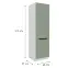 Kuchynská skrinka Aria-Sa/Wh Anti Fingerprint 60dk-210 2f,2