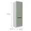 Kuchynská skrinka Aria-Sa/Wh Anti Fingerprint 60lo-210 2f,2