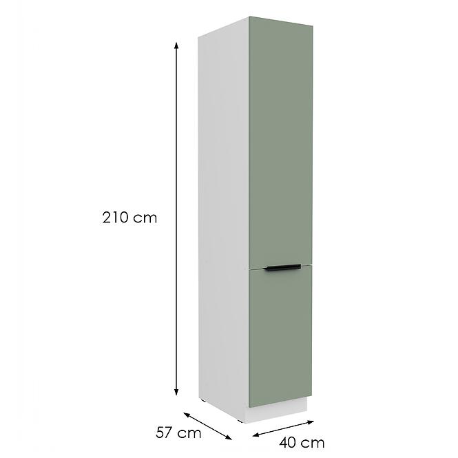 Kuchynská skrinka Aria-Sa/Wh Anti Fingerprint 40dk-210 2f,2