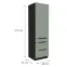 Kuchynská skrinka Aria-Sa/Bl Anti Fingerprint 60dks-210 1f 3s,2