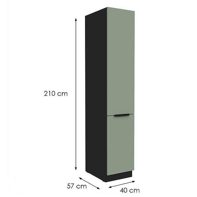 Kuchynská skrinka Aria-Sa/Bl Anti Fingerprint 40dk-210 2f,2