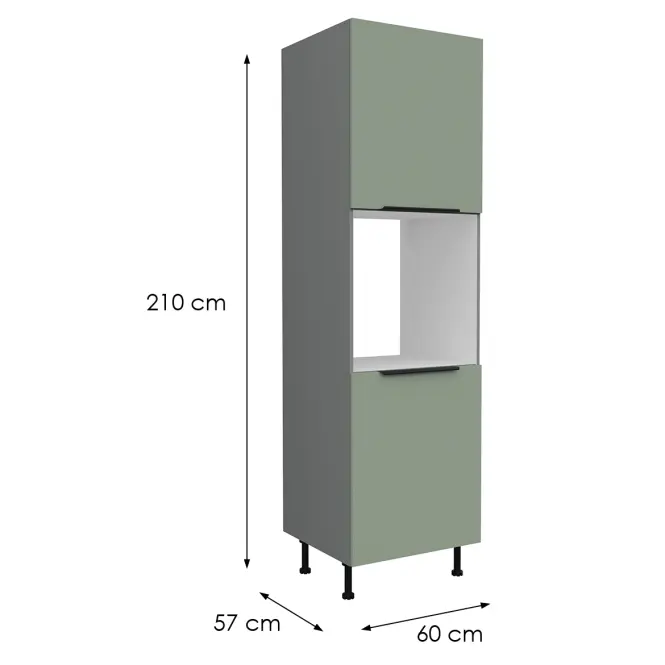 Kuchynská skrinka Aria-Sa/Ant Anti Fingerprint 60dp-215 2f,2