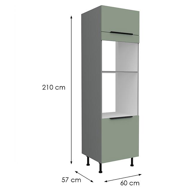 Kuchynská skrinka Aria-Sa/Ant Anti Fingerprint 60dpm-215 2f,2