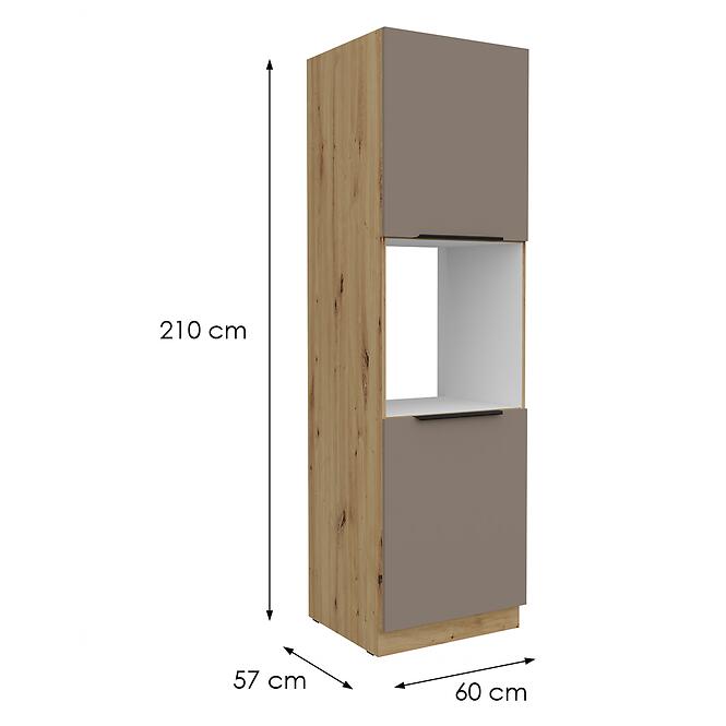 Kuchynská skrinka Aria-Ta/Ar Anti Fingerprint 60dp-210 2f,2