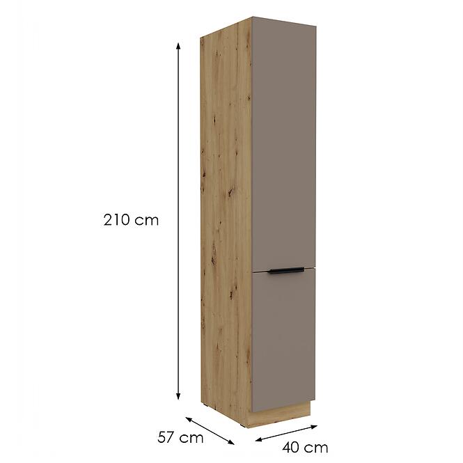 Kuchynská skrinka Aria-Ta/Ar Anti Fingerprint 40dk-210 2f,2