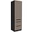 Kuchynská skrinka Aria-Ta/Bl Anti Fingerprint 60dks-210 1f 3s