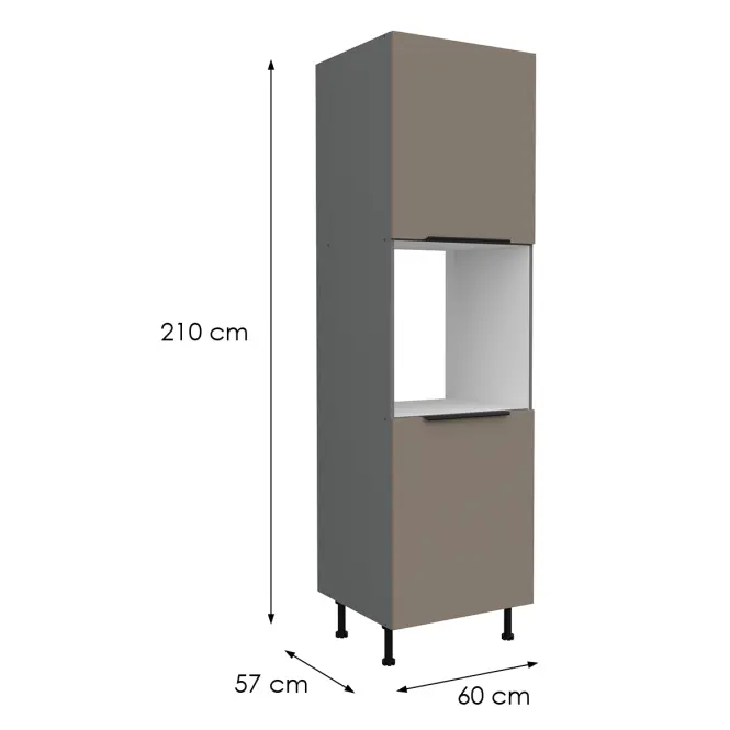 Kuchynská skrinka Aria-Ta/Ant Anti Fingerprint 60dp-215 2f