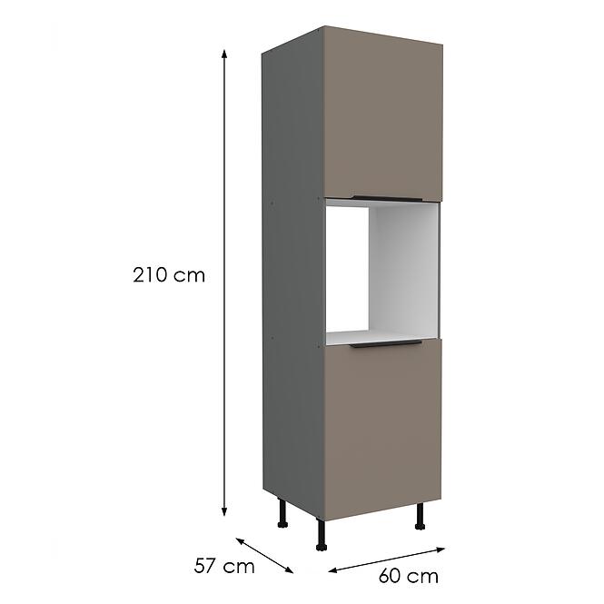 Kuchynská skrinka Aria-Ta/Ant Anti Fingerprint 60dp-215 2f