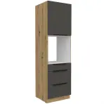Kuchynská skrinka Aria-Gr/Ar Anti Fingerprint 60dps-210 1f 3s