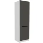 Kuchynská skrinka Aria-Gr/Wh Anti Fingerprint 60dk-210 2f