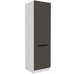 Kuchynská skrinka Aria-Gr/Wh Anti Fingerprint 60lo-210 2f