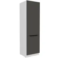 Kuchynská skrinka Aria-Gr/Wh Anti Fingerprint 60lo-210 2f