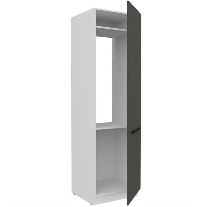 Kuchynská skrinka Aria-Gr/Wh Anti Fingerprint 60lo-210 2f,3