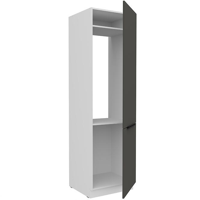 Kuchynská skrinka Aria-Gr/Wh Anti Fingerprint 60lo-210 2f,3