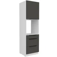 Kuchynská skrinka Aria-Gr/Wh Anti Fingerprint 60dps-210 1f 3s