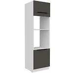 Kuchynská skrinka Aria-Gr/Wh Anti Fingerprint 60dpm-210 2f