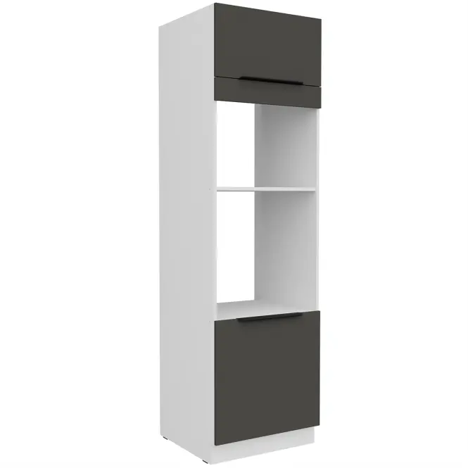 Kuchynská skrinka Aria-Gr/Wh Anti Fingerprint 60dpm-210 2f