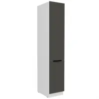 Kuchynská skrinka Aria-Gr/Wh Anti Fingerprint 40dk-210 2f
