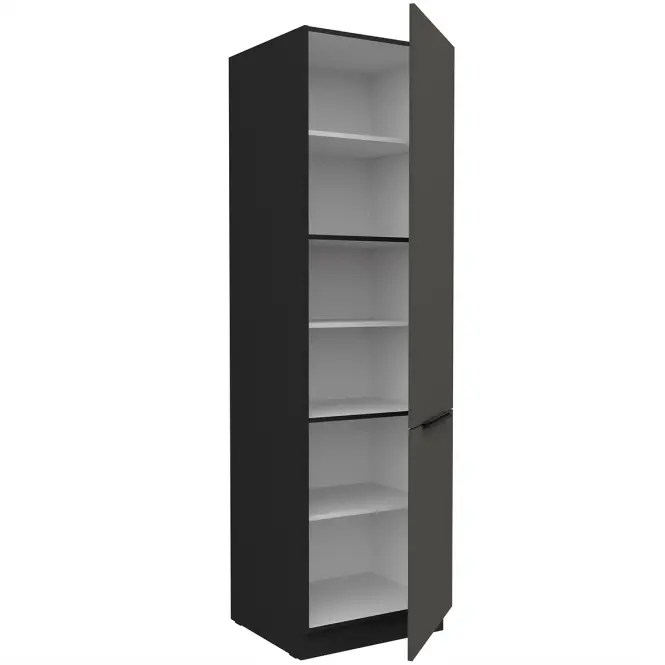 Kuchynská skrinka Aria-Gr/Bl Anti Fingerprint 60dk-210 2f,3
