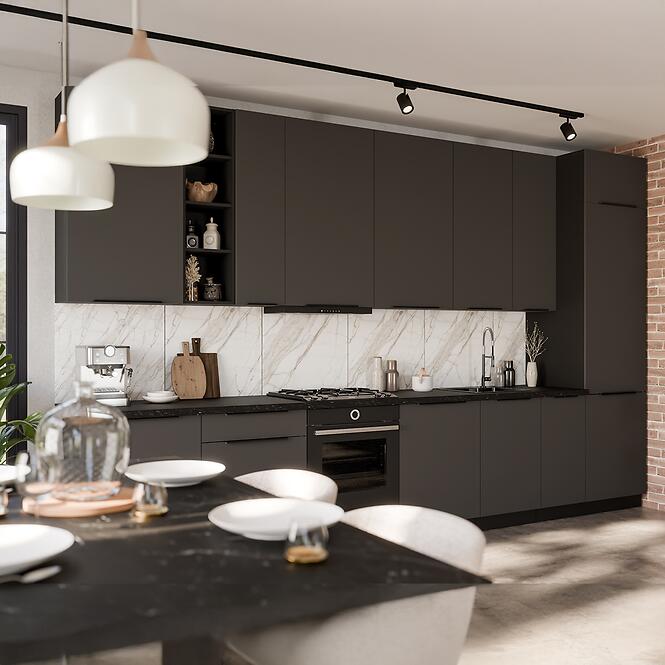 Kuchynská skrinka Aria-Gr/Bl Anti Fingerprint 60dk-210 2f,4