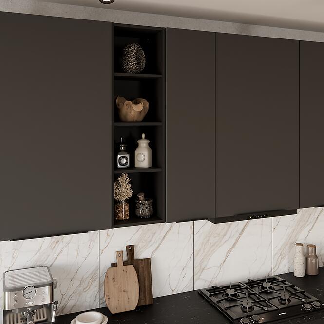 Kuchynská skrinka Aria-Gr/Bl Anti Fingerprint 60dk-210 2f,8