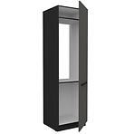 Kuchynská skrinka Aria-Gr/Bl Anti Fingerprint 60lo-210 2f